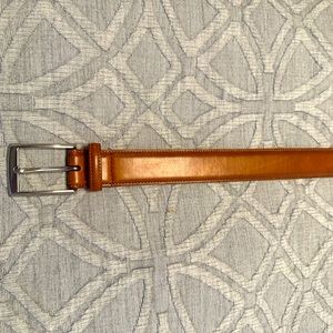 Tasso Elba Cognac Leather men’s belt size 34